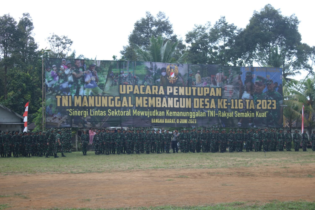 Wakasad Resmi Tutup Tmmd Ke 116 Di Bangka Barat