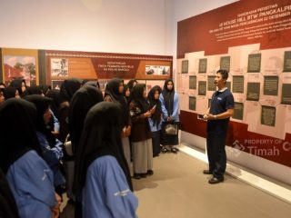 Museum Timah Indonesia  Pangkalpinang Jadi Ruang Belajar Siswa, Teknologi Kapal Isap Tarik Perhatian Pelajar Teknik Alat Berat